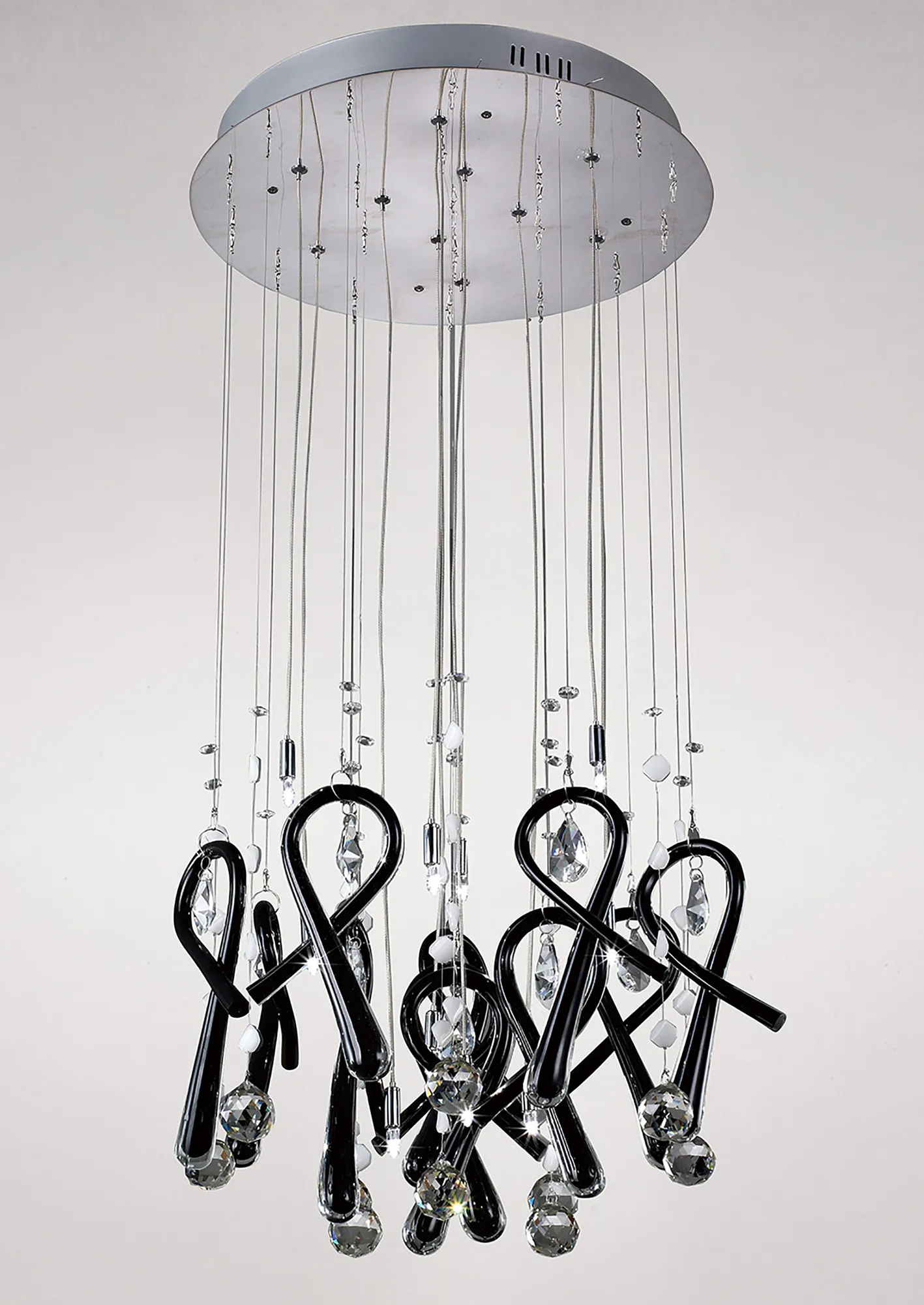Class Crystal Ceiling Lights Diyas Multiple Crystal Pendants